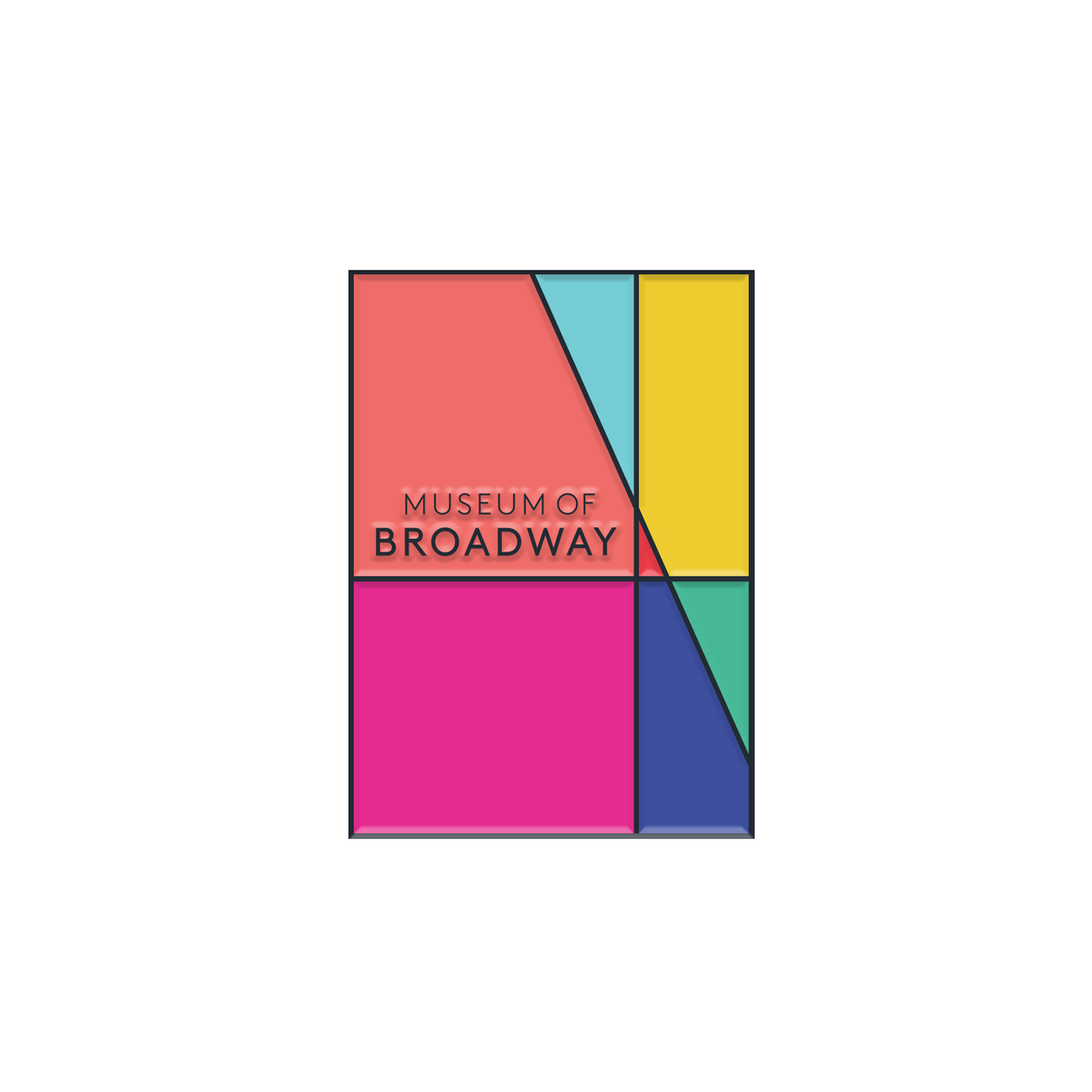 MUSEUM OF BROADWAY Mosaic Pin