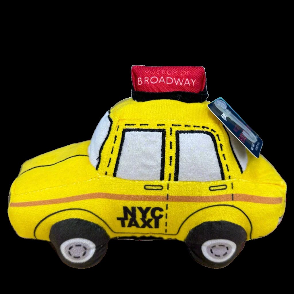 MUSEUM OF BROADWAY Taxi Cab Dog Toy