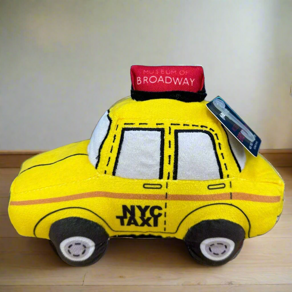 MUSEUM OF BROADWAY Taxi Cab Dog Toy