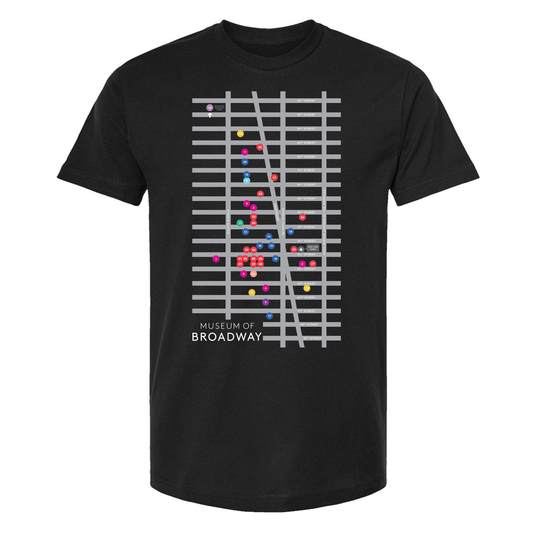 MUSEUM OF BROADWAY Broadway Map Tee