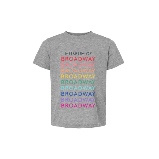 MUSEUM OF BROADWAY REPEAT RAINBOW YOUTH TEE