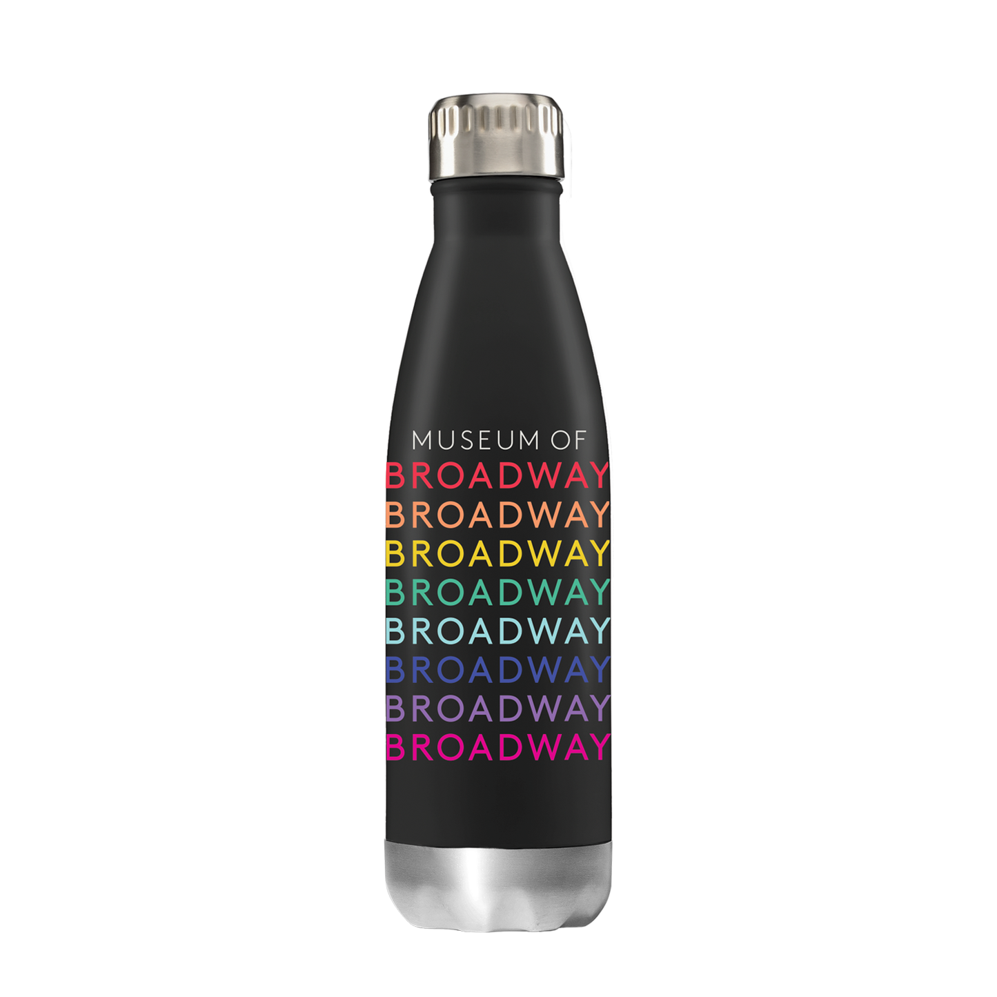 MUSEUM OF BROADWAY REPEAT RAINBOW WATER BOTTLE