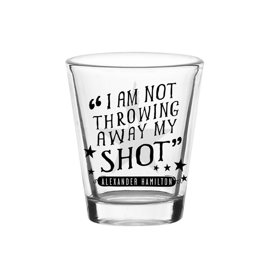 MUSEUM OF BROADWAY Hamilton Shot Glass