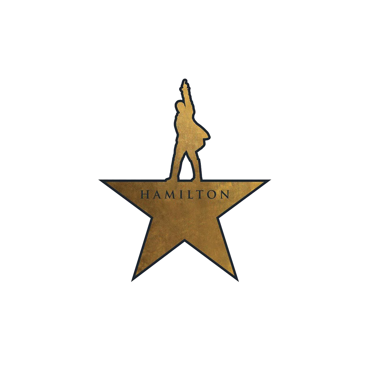 MUSEUM OF BROADWAY HAMILTON Gold Star Magnet – Museum Of Broadway