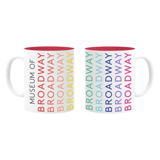 MUSEUM OF BROADWAY Repeat Rainbow Mug
